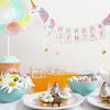 1 Set Cute DIY Happy Birthday Banner Party Supplies Decorations With Sparkle  Glitter Baby Shower