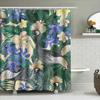 Exotic Blue Bird Tropical Floral Shower Curtain Waterproof Fabric Home Decor For Bathroom Available In Multiple Sizes