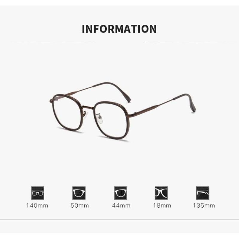 New Retro Photochromic Myopia Glasses for Women Men Large Frame Anti Blue Light Color Changing Sunglasses with Diopter 0 To -4.0
