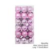 36Pcs Christmas Balls New Year Party Decoration Xmas Tree Ornaments Christmas Hanging Ornament Home Decor Gifts 3cm