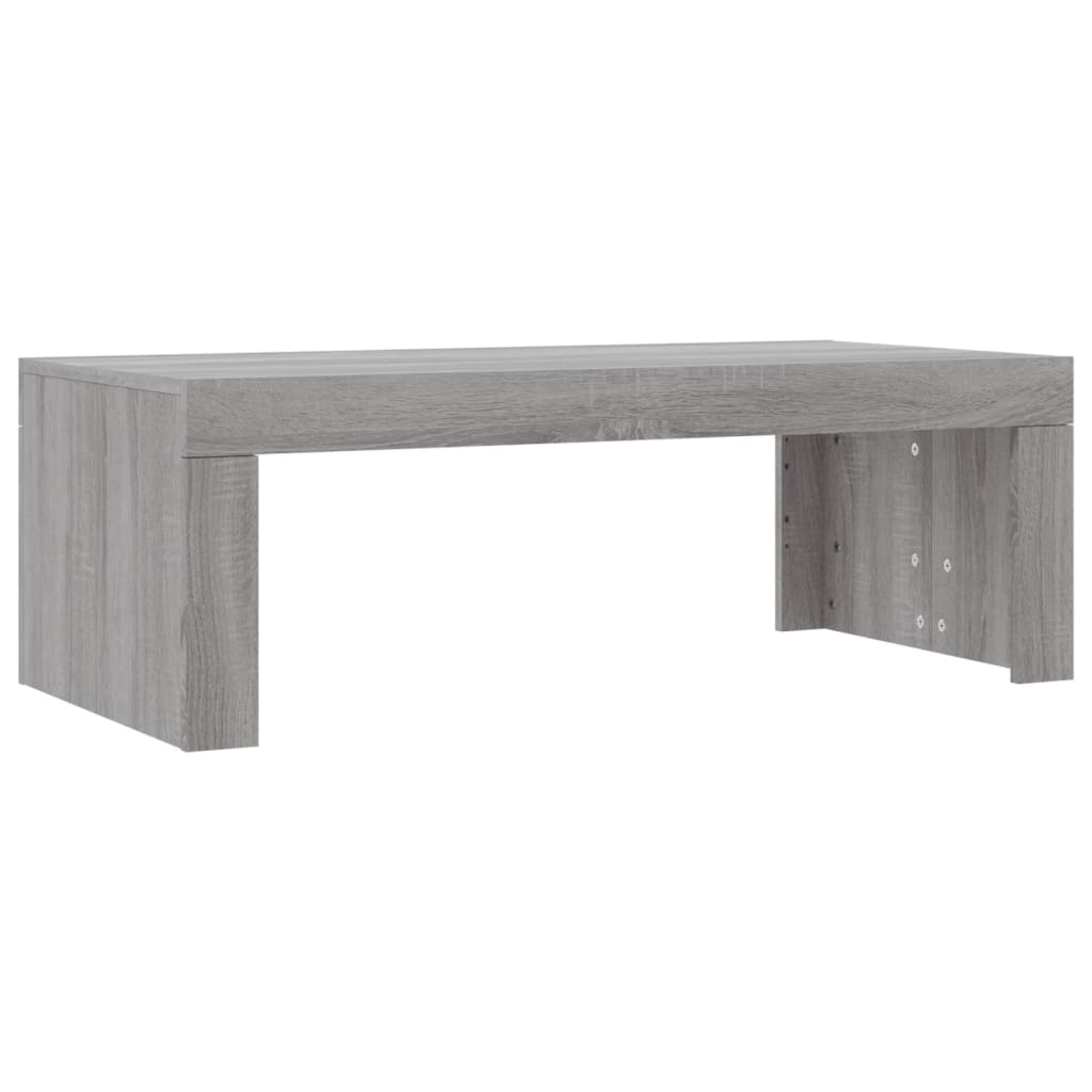 Coffee Table Gray Sonoma 102 X 50 X 36 Cm Engineered Wood