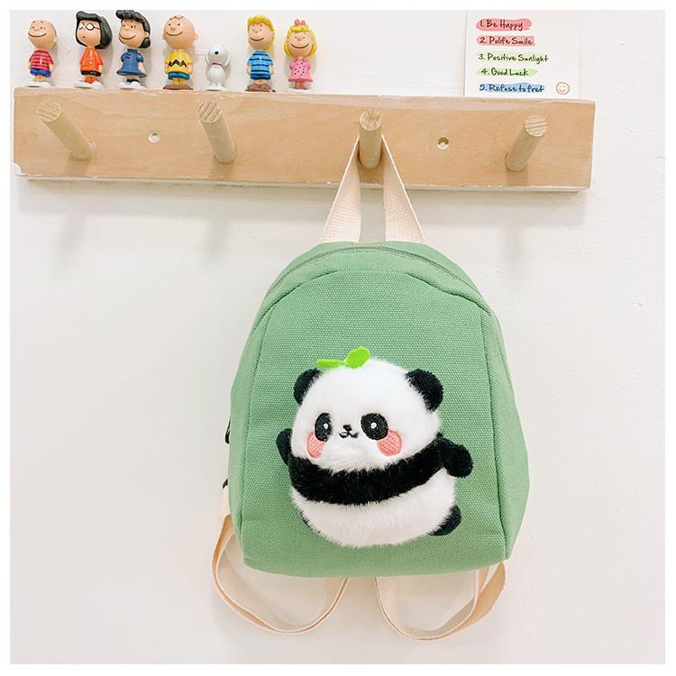 Charming Panda Children's Backpack Fun Trendy Kindergarten Nylon Bookbag Stylishly Lightweight