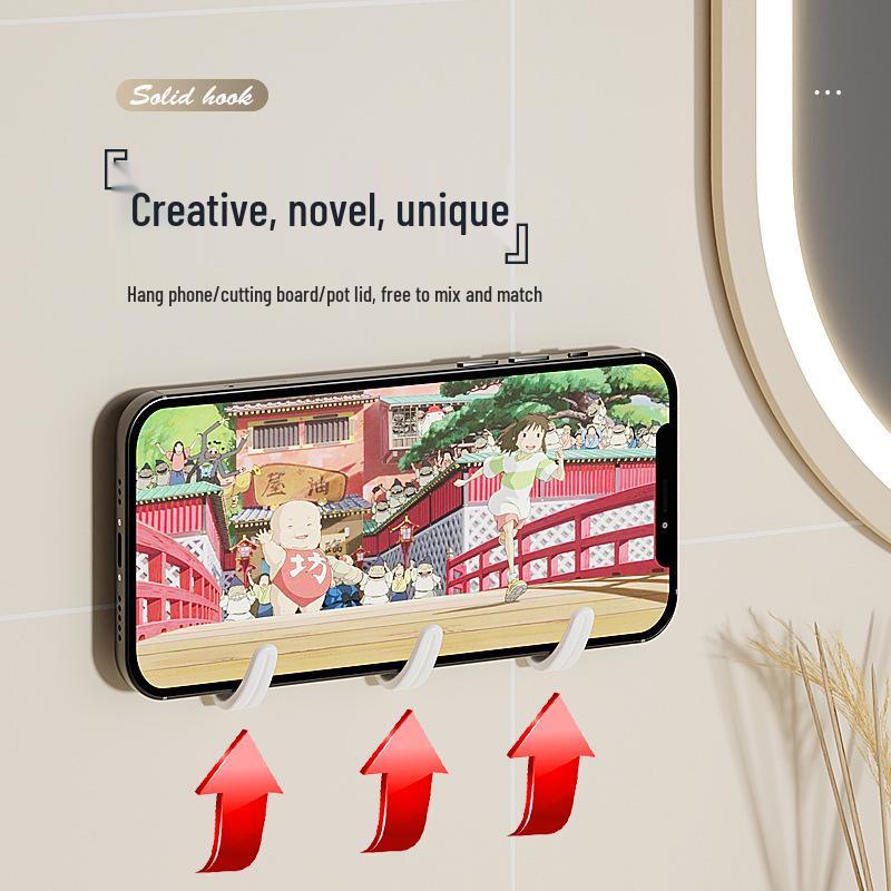 No-Drill Multi-Functional Strong Adhesive Wall Hook for Home Storage