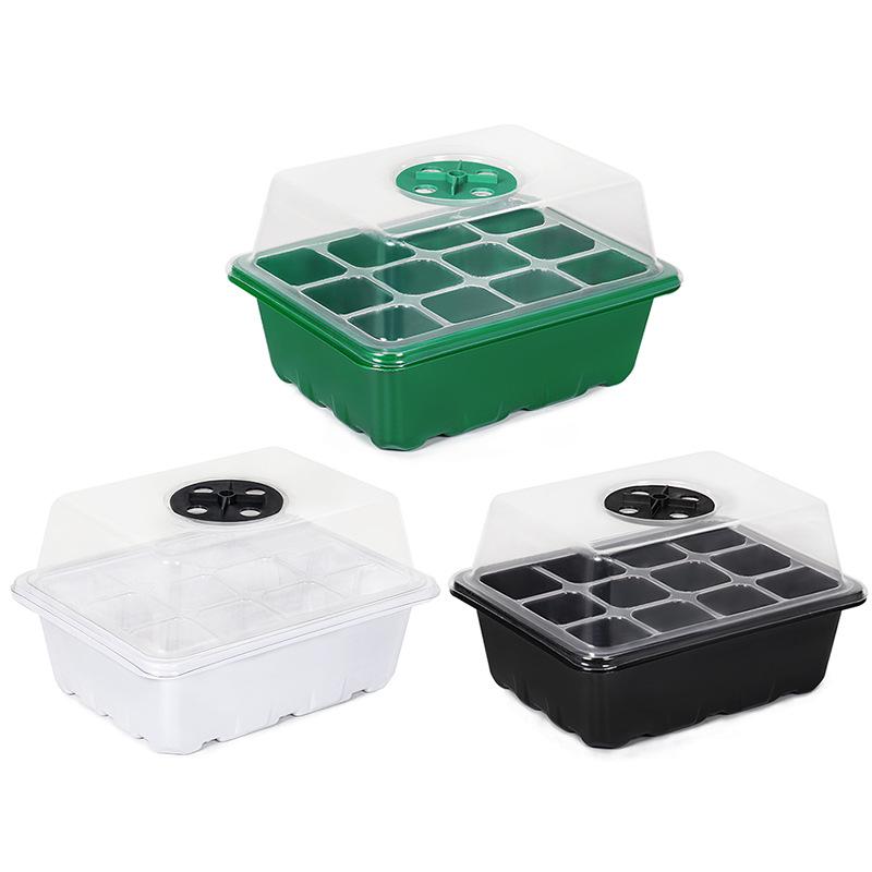 6/12-Hole Breathable Seedling Tray for Home Vegetable Planting and Care