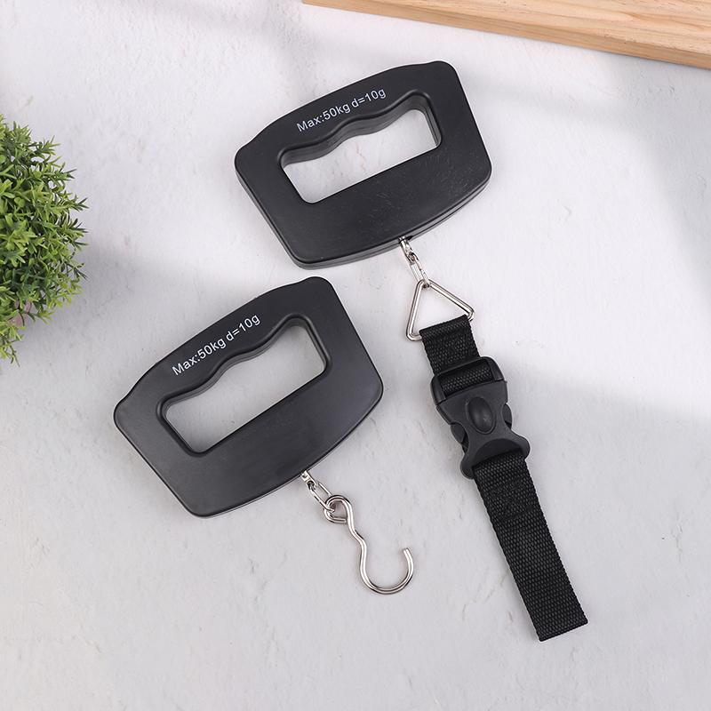 50Kg Digital Travel Luggage Scale Portable Handheld Electronic Hanging Scales Express Delivery Scale With Hook