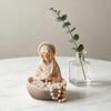 Yousheng Virgin Mary Jewelry Holder for Rosary Necklace Rings 5" Blessed Catholic Resin Statue Religious Keepsake for Christian Home Decor