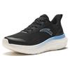 New Anta Light Cloud Cushioning Wear Resistant Low Top Casual Running Shoes Women's Black 122345530-2
