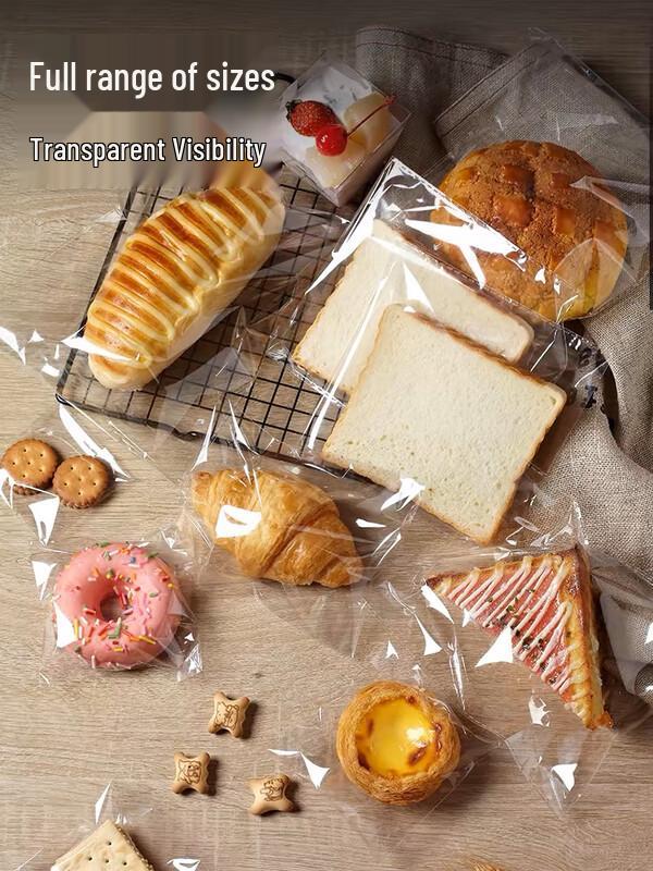 Transparent Self-Sealing Food Packaging Bags