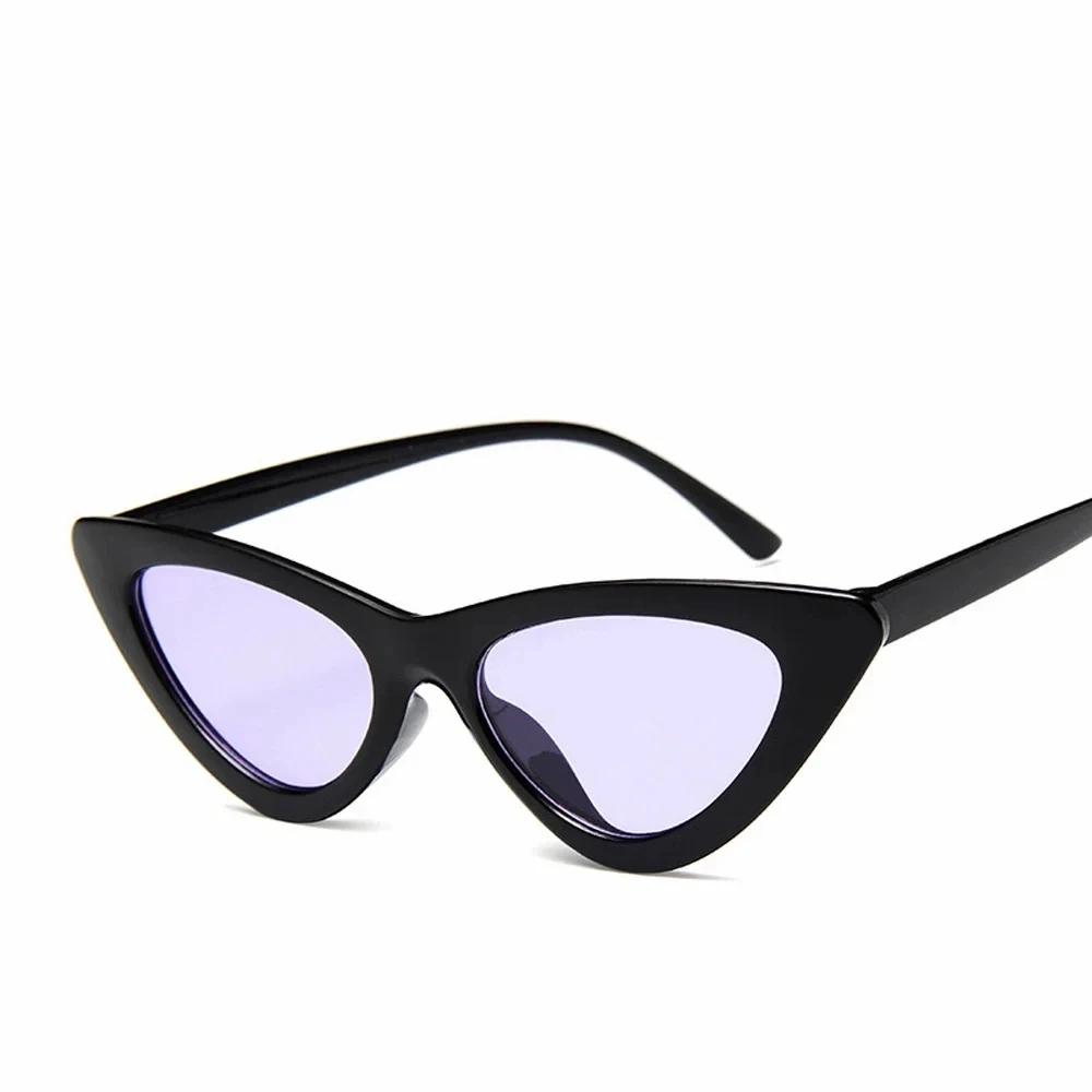 Vintage Cateye Sunglasses Women Retro Small Cat Eye Sun Glasses Designer Colorful Eyewear For Female Oculos De Sol