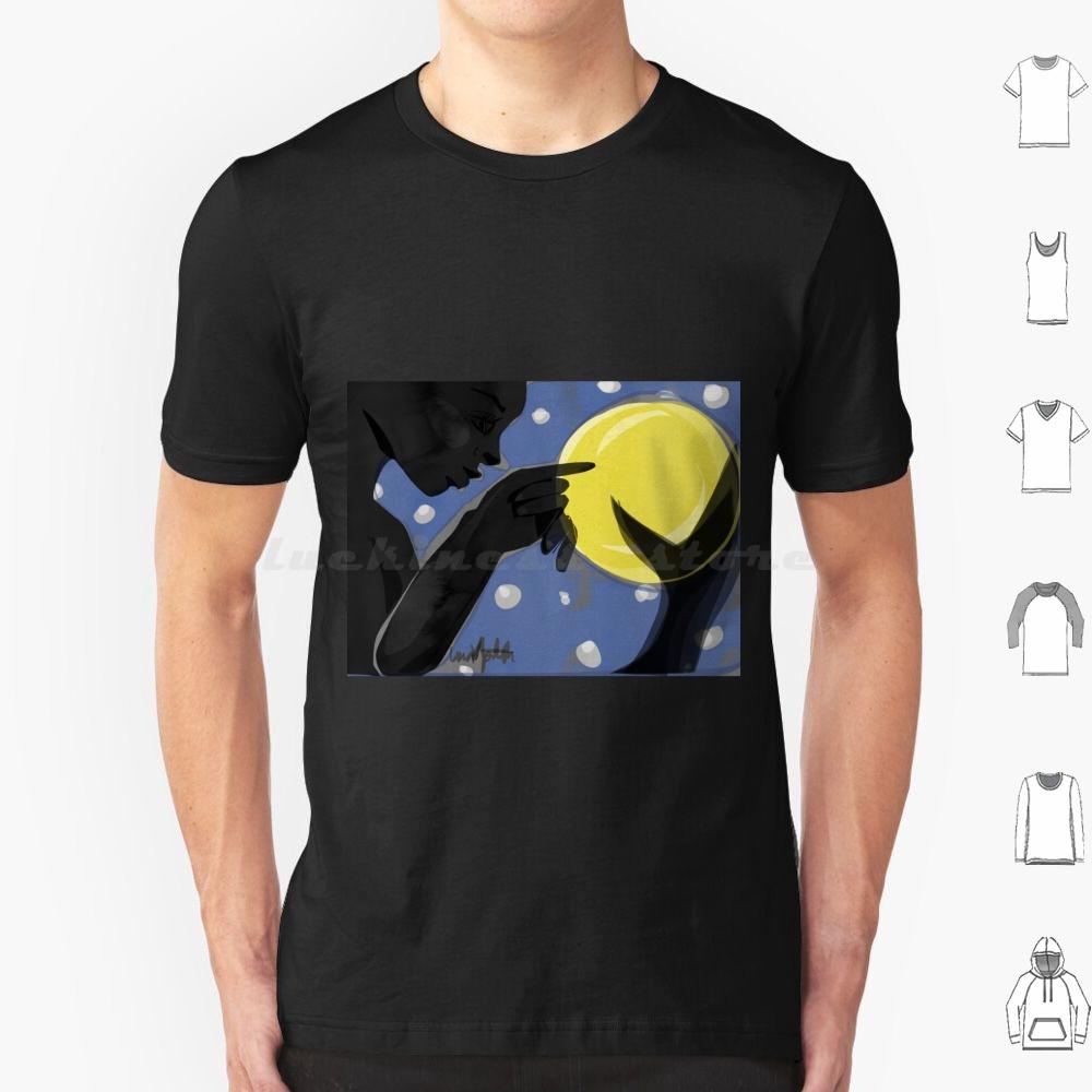 Iemanja T Shirt Big Size 100% Cotton Mermaid Mermaids Goddess Goddesses Black Beauty Black Mermaid Yemanja Yemaya Iemanja Siren S