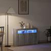 Sideboard Gray Sonoma 116 x 30 x 75 cm Particleboard