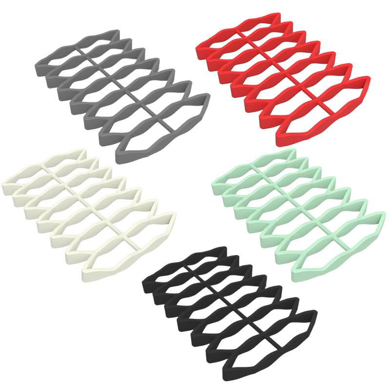 Grill Turkey Rack Silicone Roasting Rack for Baking Steaming Cooking Non Stick Easy to Clean Heat Resistant Cooling Rack