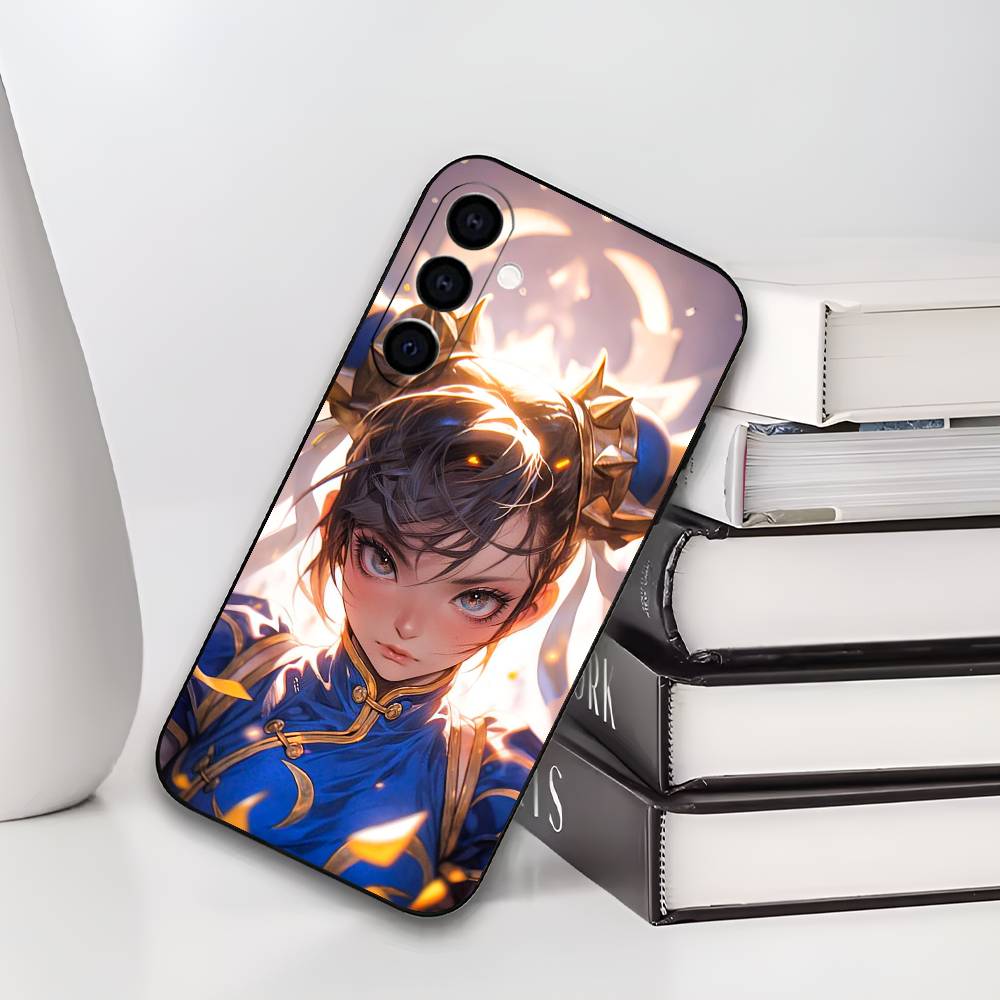 S-Street Fighter ChunLi Chun Li Phone Case Silicone Soft For Samsung Galaxy A73,A72,A71,A70,A53,A52,A51