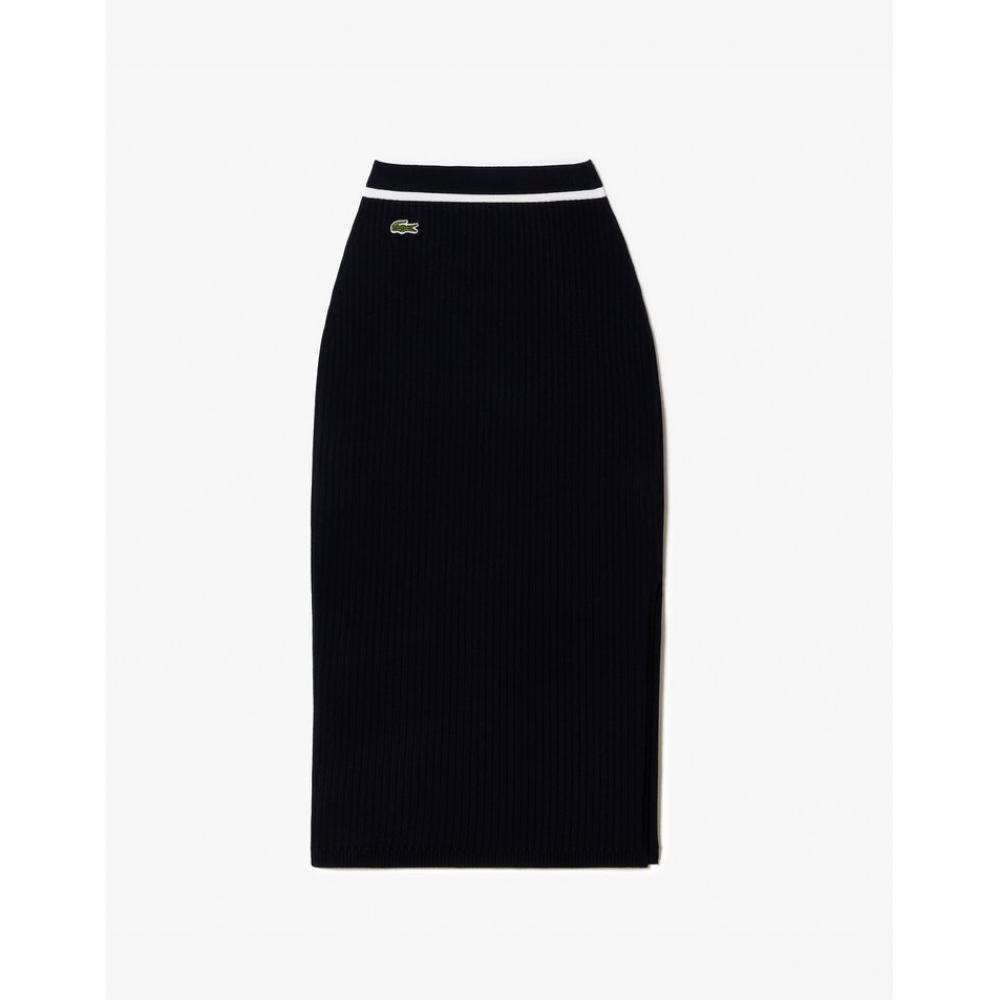 

LacoSte Women S 3d Knitted Long Skirt Jf8109 54g Hhw 034