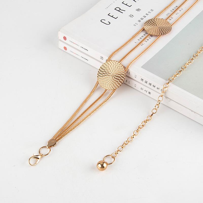 High-end Internet Celebrity Metal Chain, Waist Chain, Women's Accessories, with Skirt Decoration, Suit, Versatile Waist Rope