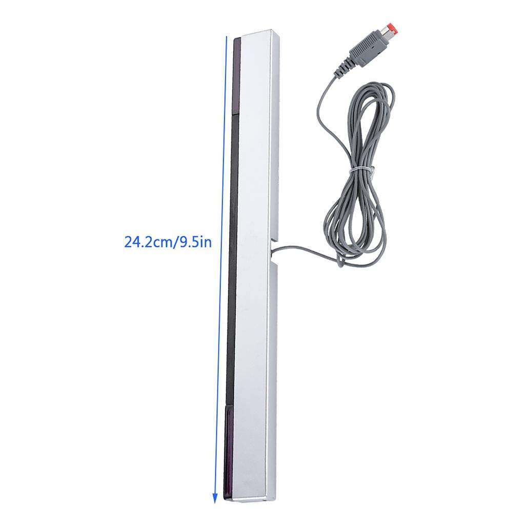 Infrared IR Signal Ray Sensor Bar Wired Receiver & Stand for Nintendo WII Console Sensor Bar