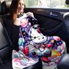 1pc Hello Kitty's Cosmic Adventure Blanket,Living Room, Travel, Camping, Car Blankets, Beach, Office Naps, Seasonal Universal Cartoon Throw Blanket Fo
