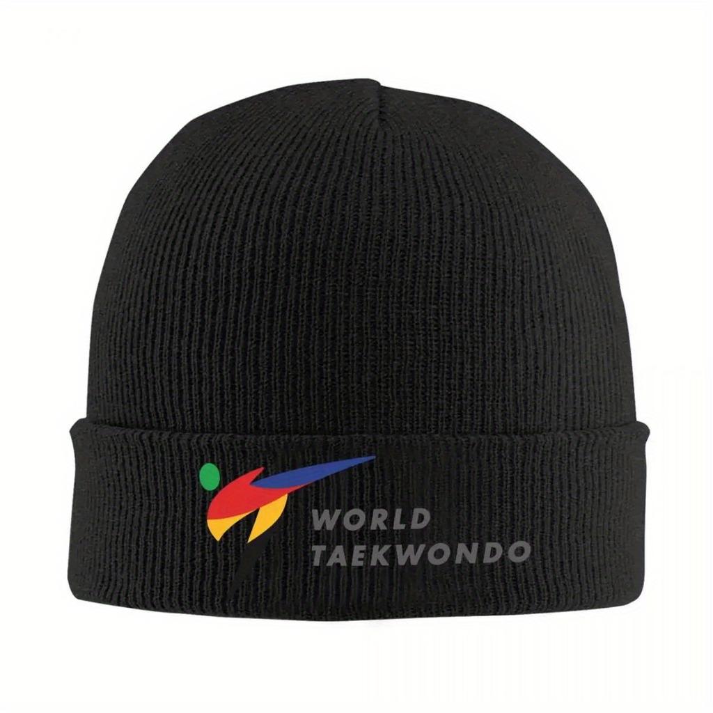 New WTF World Taekwondo Federation Beanie Winter Hats Knitted Cap Daily Baseball Cap