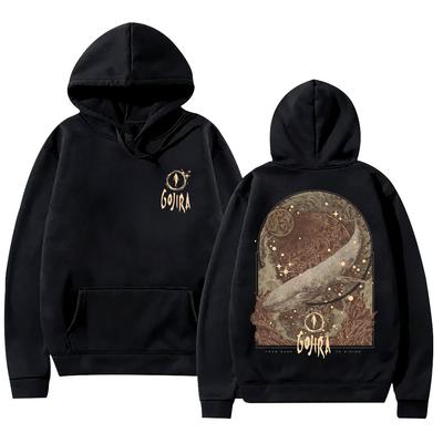 Gojira FMTS Gouden Hoodie Metalband Gojira Magma Muziekalbum Kleding Nieuwe Casual Streetwear Pullover Unisex High Street Hoodie