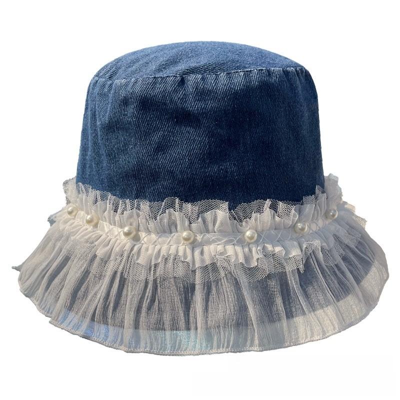 Summer Mesh Fisherman Hat With Wide Brim Sun Protection For Women