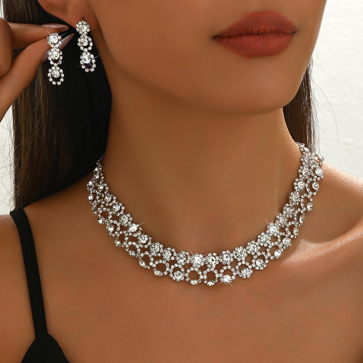 

Accessories, Thanksgiving Banquet Necklace Women S Versatile Earrings, Jewelry Set