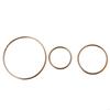 Round Dreamcatch Circle Gold Color Round Wire Wreath Making for Independence Day Flower Making Supply X3UC