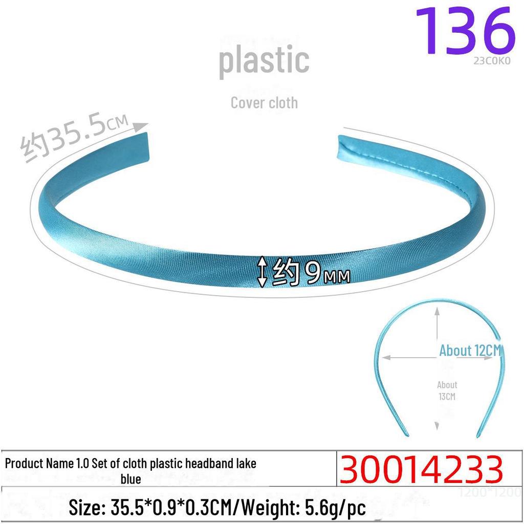 1.0CM Plastic Headband for DIY Hair Accessories