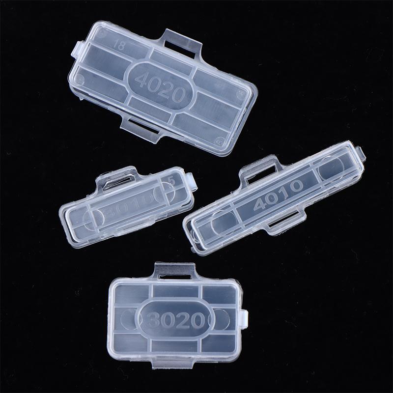 100Pcs Cable Label Tag Box Transparent Plastic Cable Tie Marker Wire Sign Name Holder Display Identification Seal Case