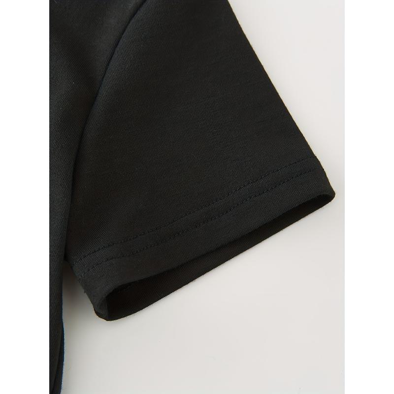 European sizes Children AIN'T NO DADDY LIKE THE ONE I GOT Print Tee,Boys' CasualTrendy Crew Neck Short Sleeve T-shirt For Spring Summer, Boys' Clothes