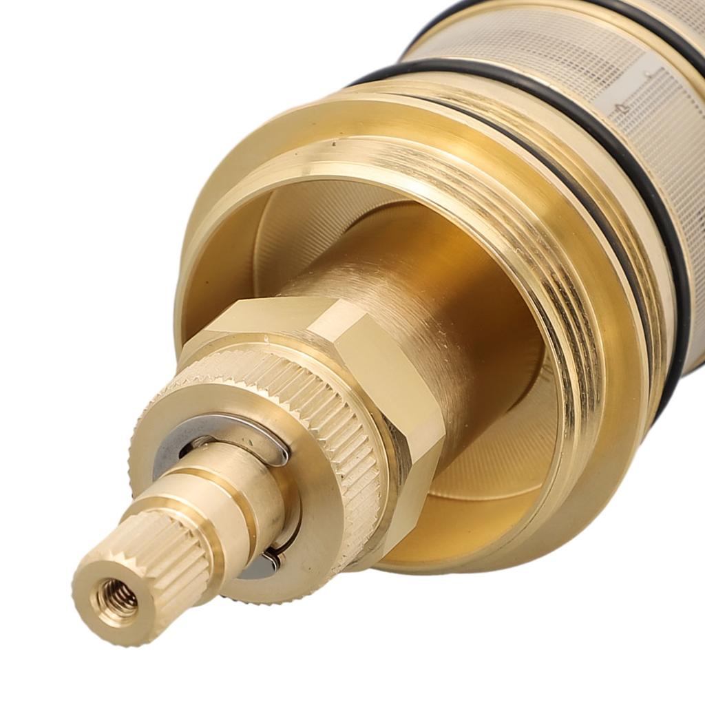 Plumbing Home Improvement Faucet Valve Thermostatic Spool Brass Brass Replacement Easy Installation High-quality