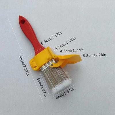 Pincel para Bordes Pincel Multifuncional para Pintar Separador de Color Pincel para Pintura de Pared Interior Techo Pintura Látex Recorte Herramienta de Color