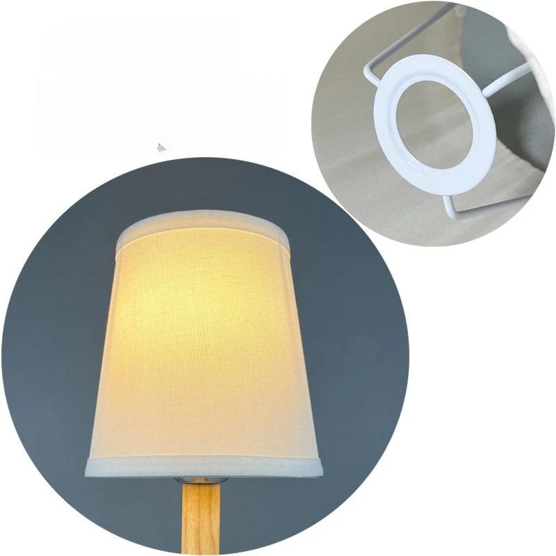 E14/E27/Clamp Fabric Lamp Shade Lighting Accessories for Home Office Decor Hotel Bedroom Bedside Floor Lamp Shell Cover