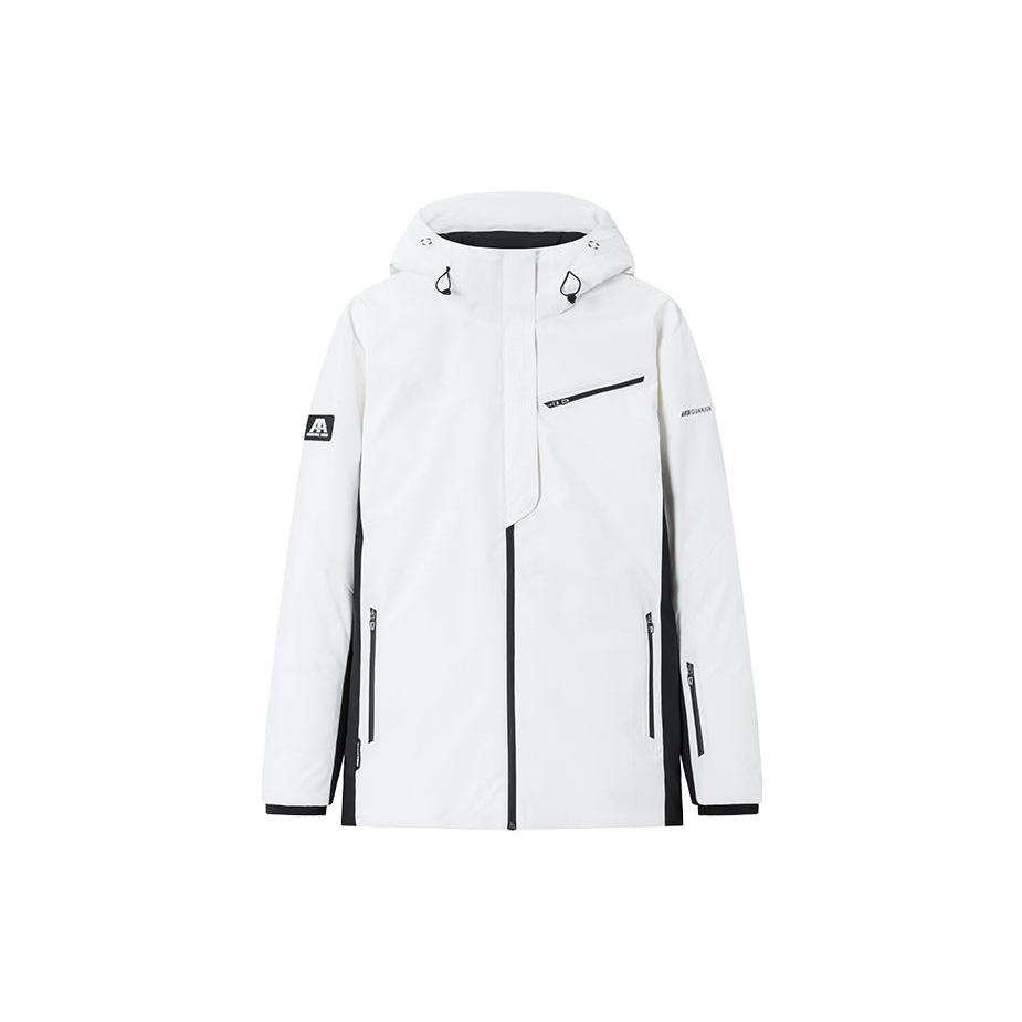 Мужская куртка Anta Champion All Weather Collection Папирусный Белый/Базовый Черный 152410910-1 L