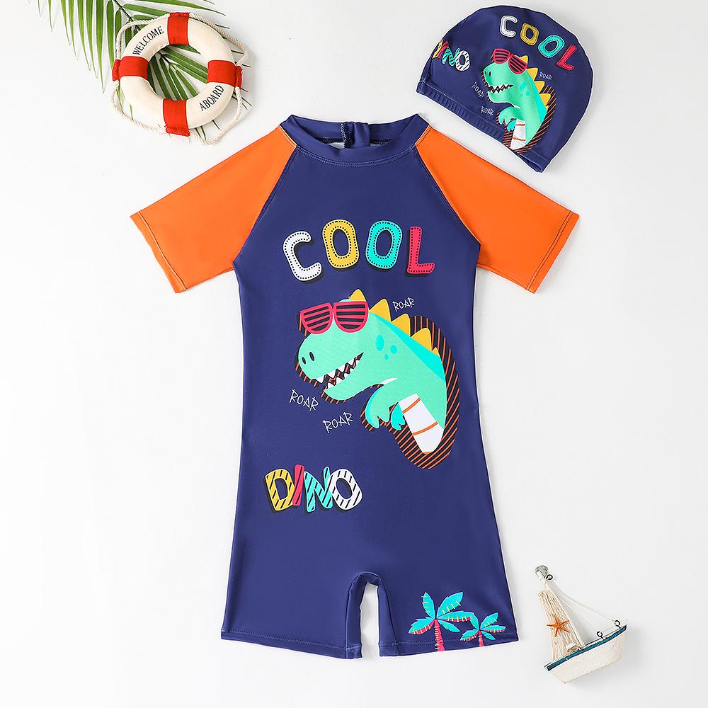 Girls' Summer One-Piece Swimsuit - Professional Hot Spring Swimwear for Kids