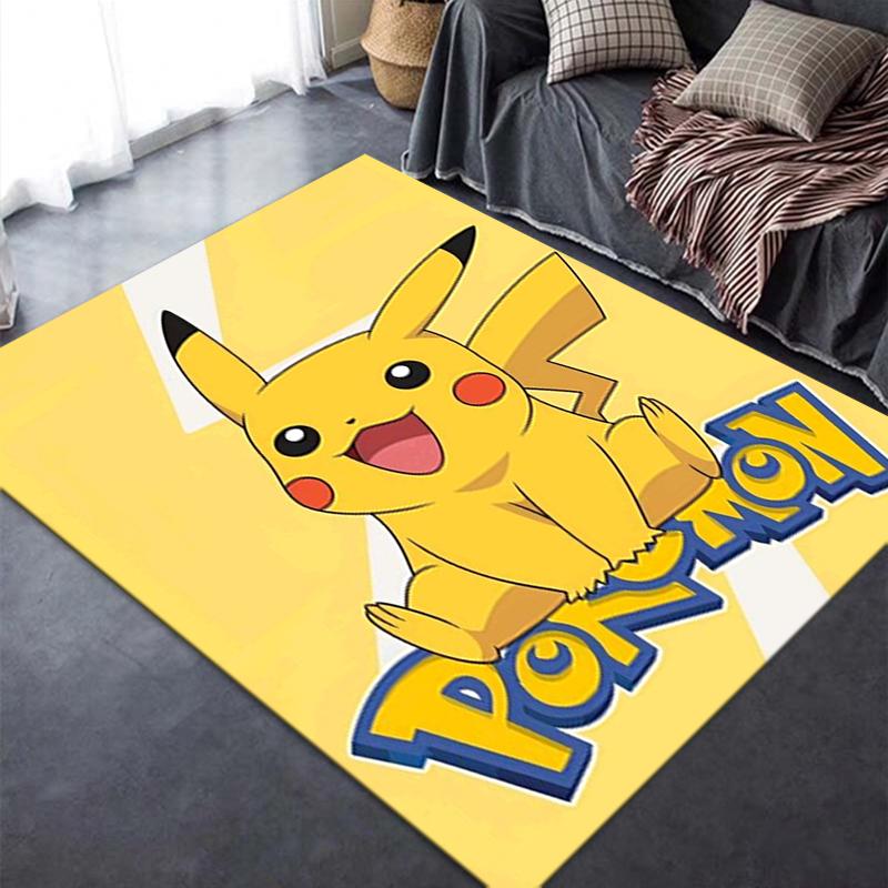 2025 New Pokemon Carpet Rug for Living Room Bedroom Home Sofa Decoration,Kids Play Non-slip Floor Mat76