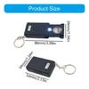 High Magnification 45X Magnifying Glass Featuring LED Light And Keychain Portable Tool For Stamps Coin Inspection