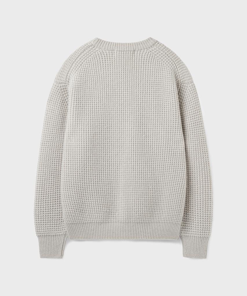 Beulaendideu Chain Heavy Wool Sweater [Ivory]