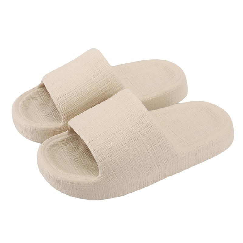 Couple slippers women's summer indoor home bathroom bath non-slip household thick bottom cool slippers women