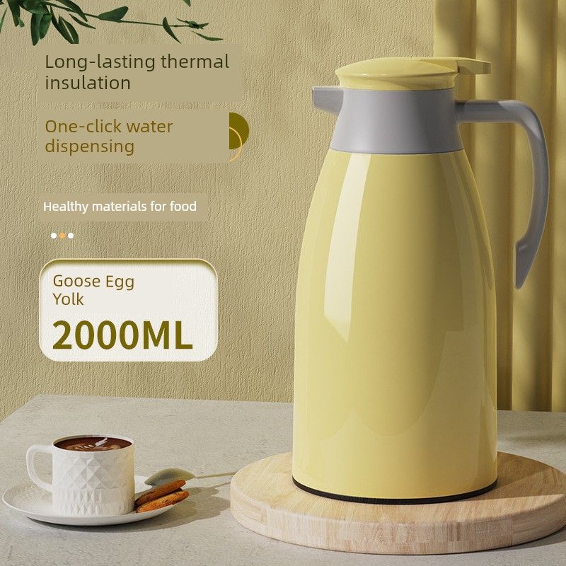 New Style Thermos Kettle for Office Workers, Large Capacity Thermos Cup, Coffee Pot, Large Hot Water Bottle for Dormitory, Teapot, Warm Water Kettle