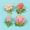 Lovely Flowers Pins For Women Girl'S Clothes Backpack Brooch Pin Plants Badge Gifts
