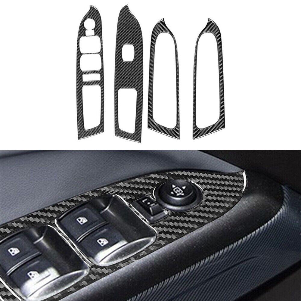 For Chevrolet Colorado/GMC Canyon 2015-22 Carbon Fiber Window Lift Switch Cover