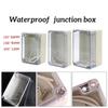 Waterproof Electrical Circuit Enclosure Box Ip65 Abs Electronic Project Wire Junction Box Transparent Waterproof Outdoor Plastic