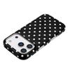 Coque pour iPhone 17 Pro Max Design à Pois Housse Arrière de Téléphone en TPU IMD