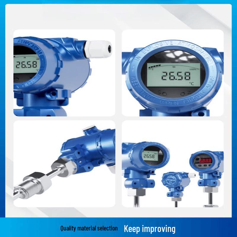 Digital Display Pt100 Integrated Temperature Transmitter