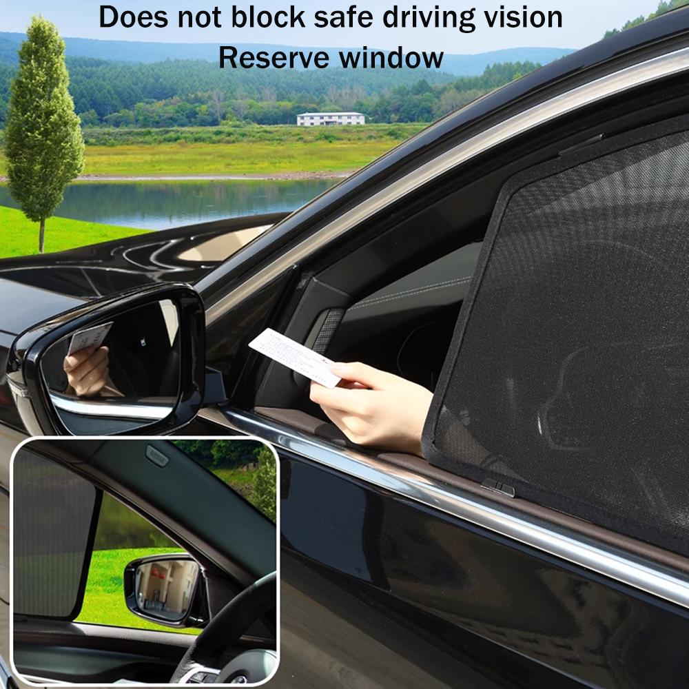 For Geely Okavango Proton X90 Livan RL9 VX11 2020~2026 2023 Car Magnetic Mesh Privacy Sunshade Side Window Sun Shade Accessories