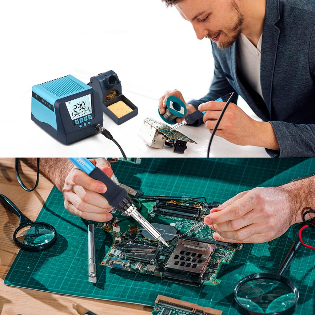 BAKON BK90 90W Solder Station Soldering Iron Station with Smart Temperature Control (356 Fahrenheit  896 Fahrenheit