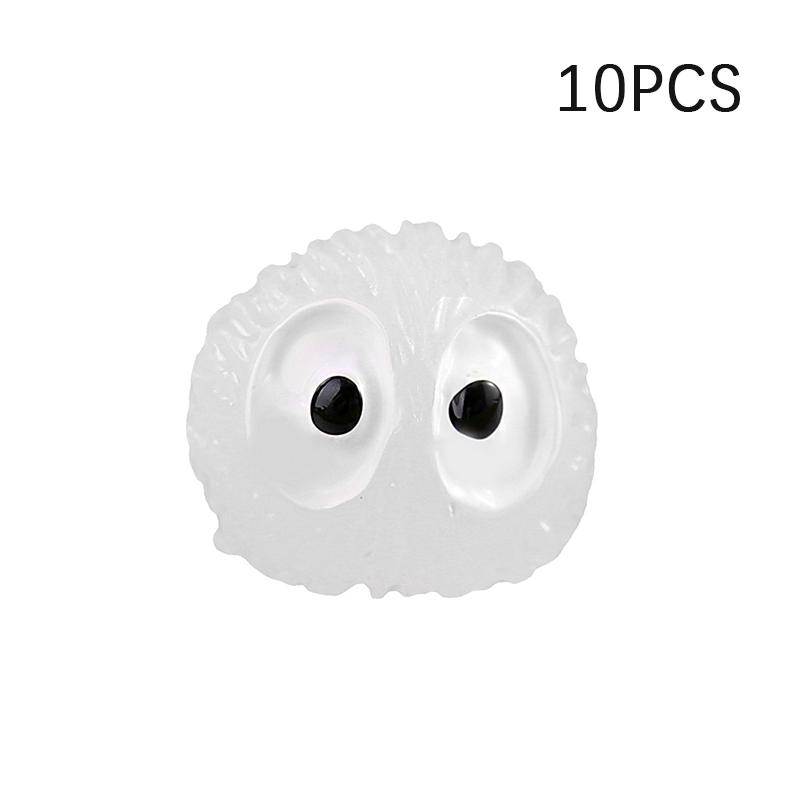 

Мини-светящиеся аксессуары для сада феи эльфа, черные фигурки из брикетов для феи 10PCS