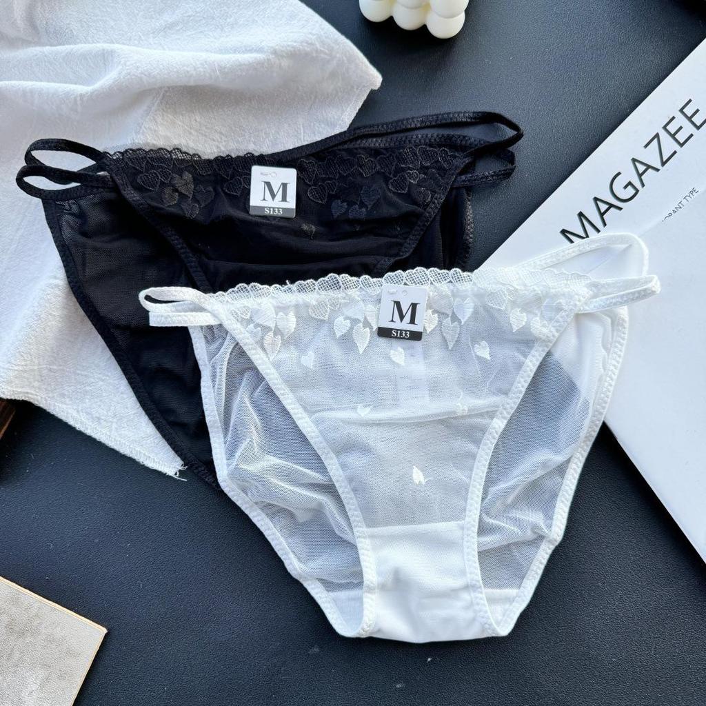Clearance Ice Silk Lace Low-Rise Women's Panties
