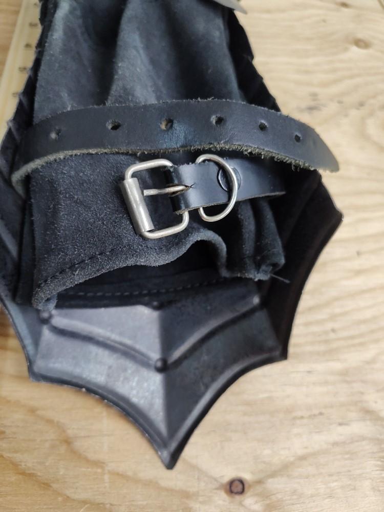 Middelaldersk Sølv Nazgul Hansker Unisex Stål Rustning Hansker Korsfarer Kostyme