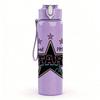 1PC Dark Star Vintage Badge 750ml Color Plastic Sports Water Bottle Leakproof Flip Straw Lid Suitable for Sports Office Home Use